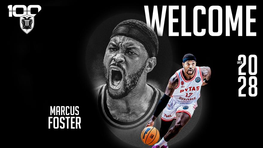 O Marcus Foster στον ΠΑΟΚ για τα δύο επόμενα χρόνια