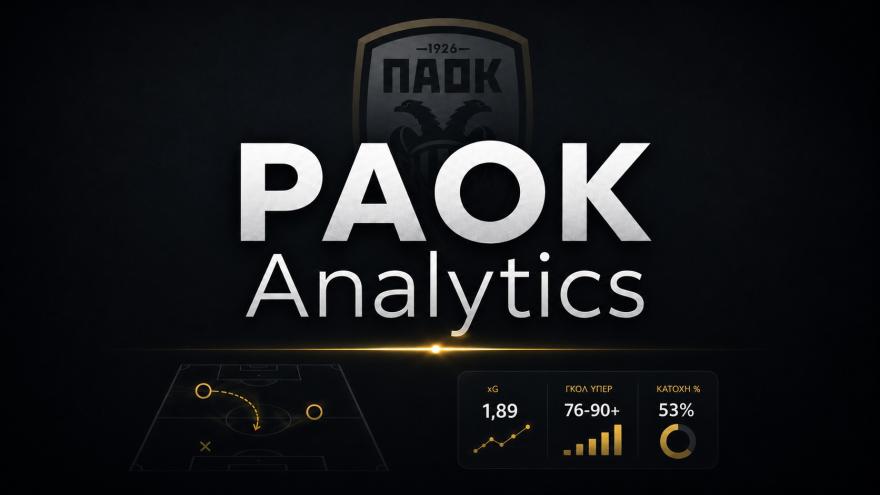 Βόμβα: Το PAOK Analytics είναι εδώ. Ο ΠΑΟΚ μέσα από τα δεδομένα!