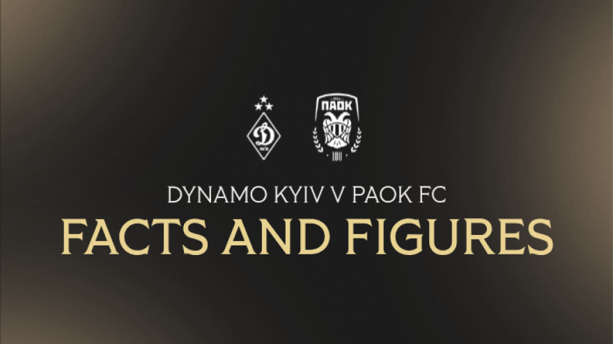 Facts & Figures για το Ντιναμό Κιέβου - ΠΑΟΚ