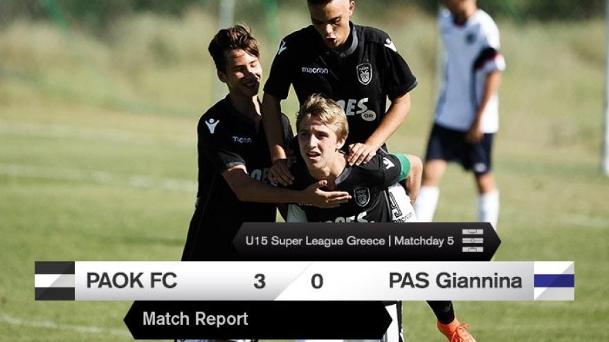 3-0 τoν ΠΑΣ η Κ15