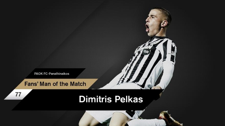 Fans’ Man of the Match ο Πέλκας