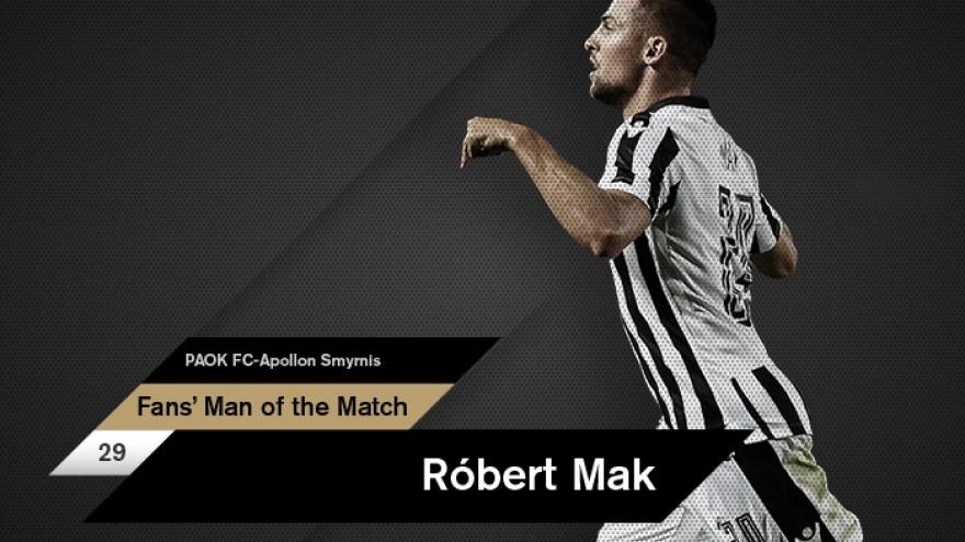 Fans’ Man of the Match ο Μακ