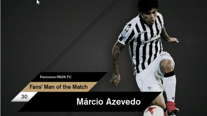 Fans’ Man of the Match ο Αζεβέδο