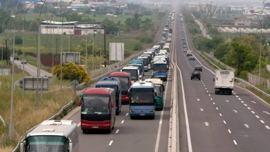 Η μετακίνηση των οπαδών του ΠΑΟΚ για τον τελικό