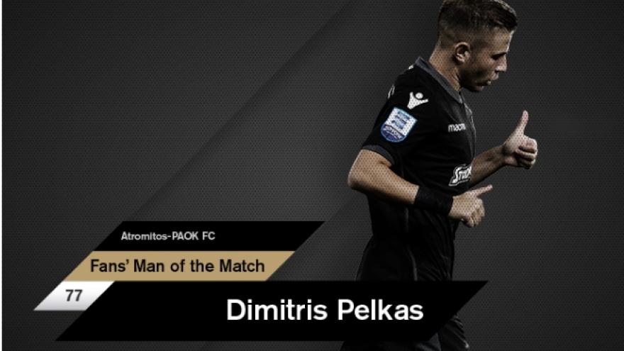 Fans’ Man of the Match ο Πέλκας
