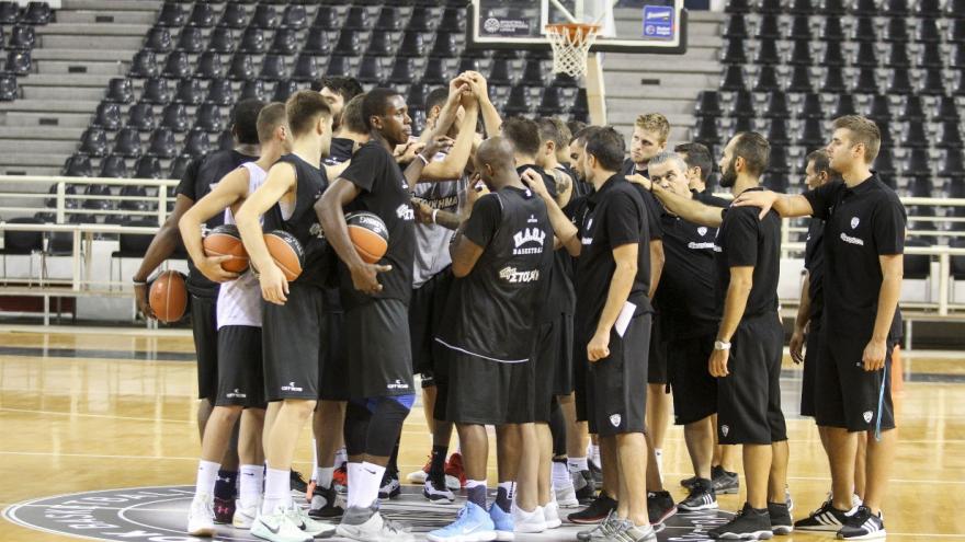 PAOK basketball training report