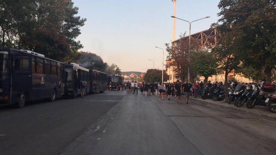 Αυστηρά μέτρα ασφαλείας στην Τούμπα (pic)