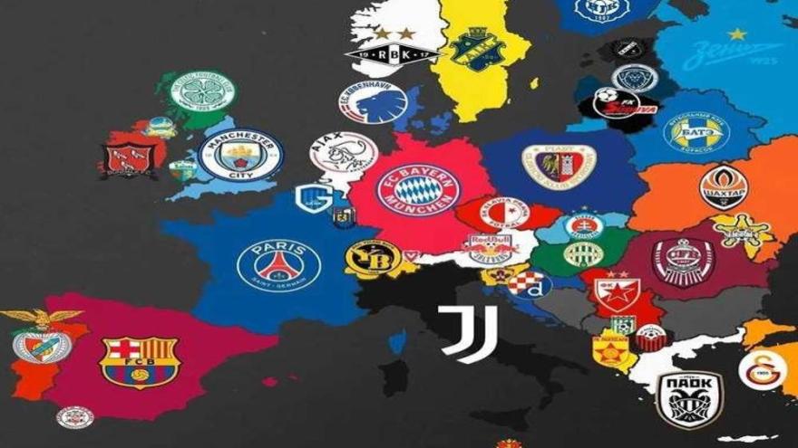 Ο χάρτης των πρωταθλητών