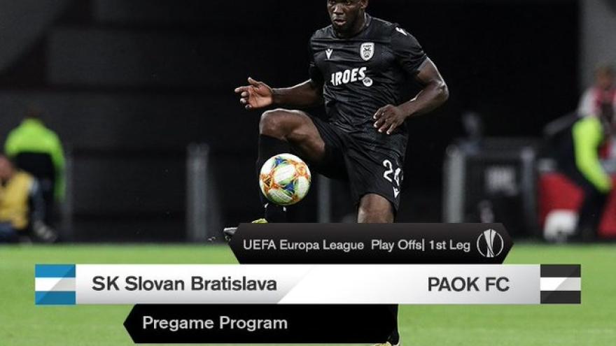 Το πρόγραμμα του SK Slovan Bratislava-ΠΑΟΚ