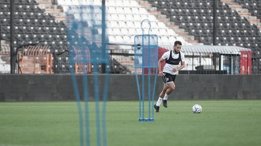 Εικόνες από την προπόνηση