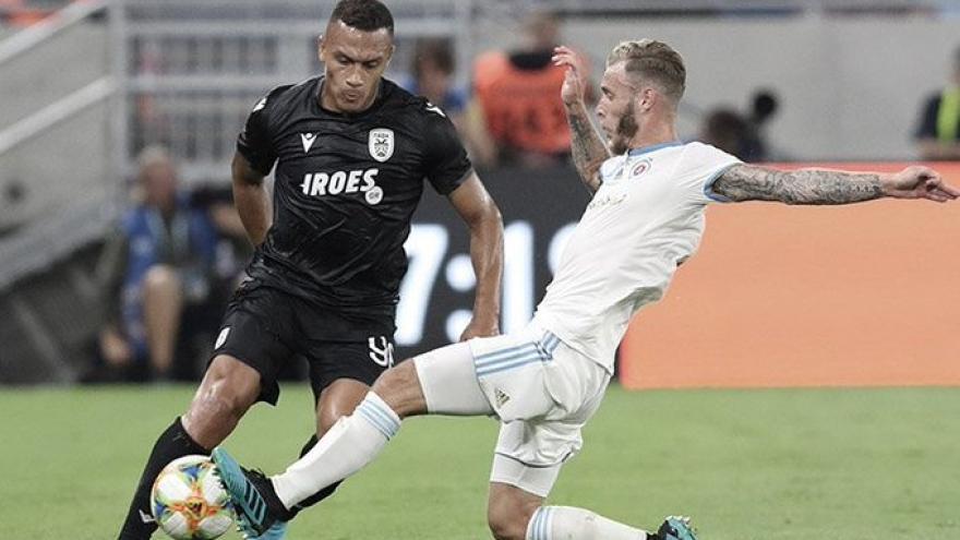Εικόνες από το SK Slovan Bratislava-ΠΑΟΚ