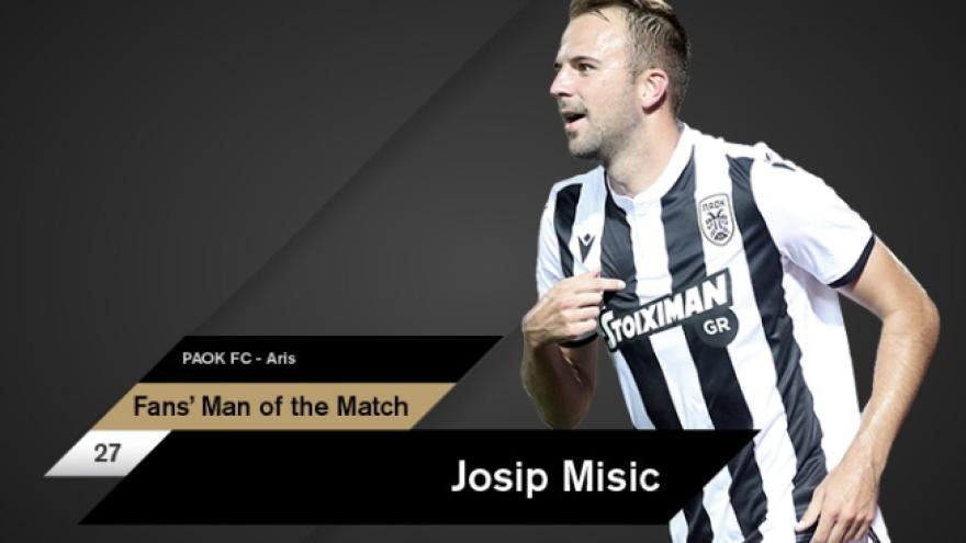 Fans’ Man of the Match ο Μίσιτς