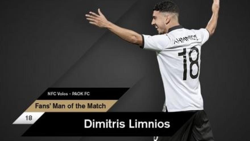 Fans’ Man of the Match ο Λημνιός