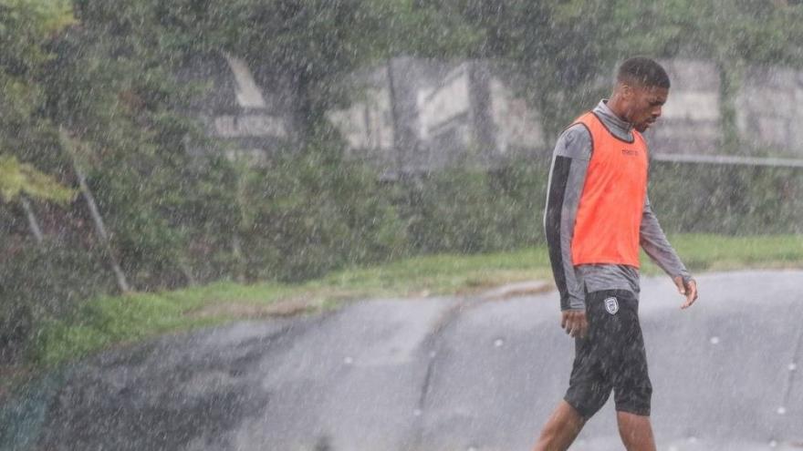 Training in the… rain