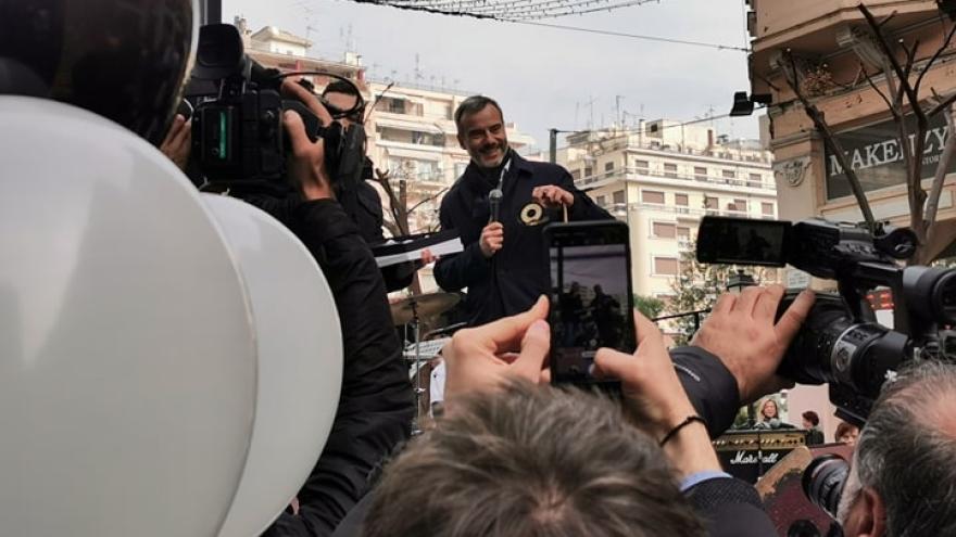 Παρών στην εκδήλωση είναι και ο Δήμαρχος Θεσσαλονίκης