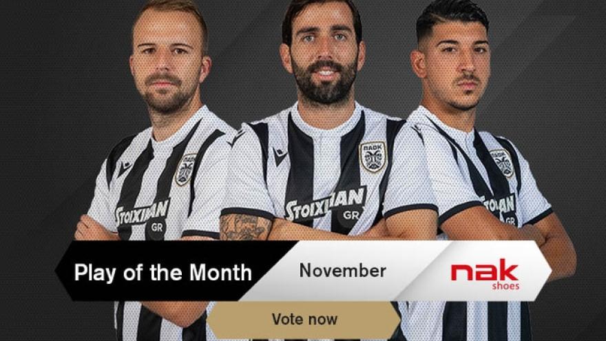Ψηφίστε το nak Play of the Month Νοεμβρίου