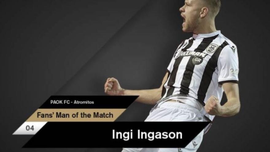 Fans’ Man of the Match ο Ίνγκασον