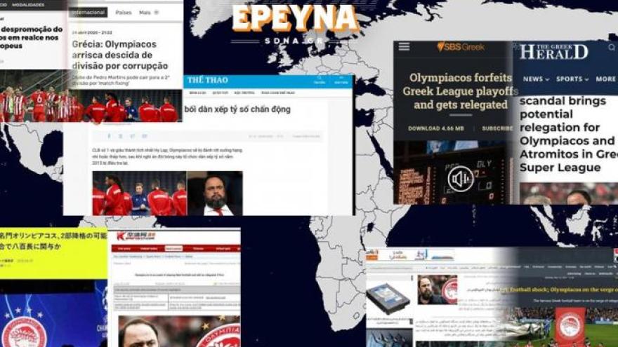 Ο χάρτης της παγκόσμιας ξεφτίλας: Ολυμπιακός-Μαρινάκης σε 5 ηπείρους, 44 χώρες, 135 άρθρα!