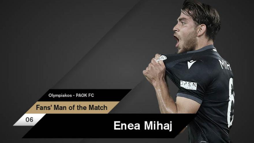 Fans’ Man of the Match ο Μιχάι