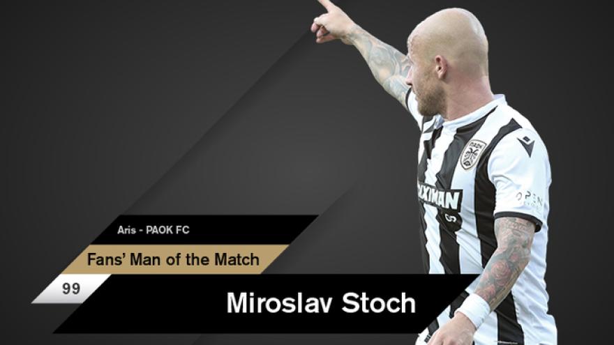 Fans’ Man of the Match ο Στοχ