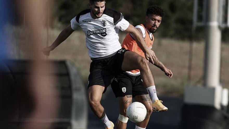 Εικόνες από την προπόνηση