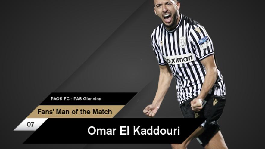 Fans’ Man of the Match ο Ελ Καντουρί
