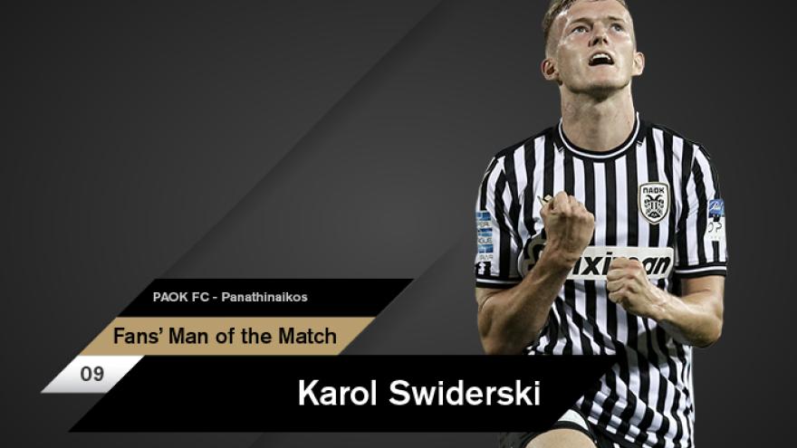 Fans’ Man of the Match ο Σφιντέρσκι