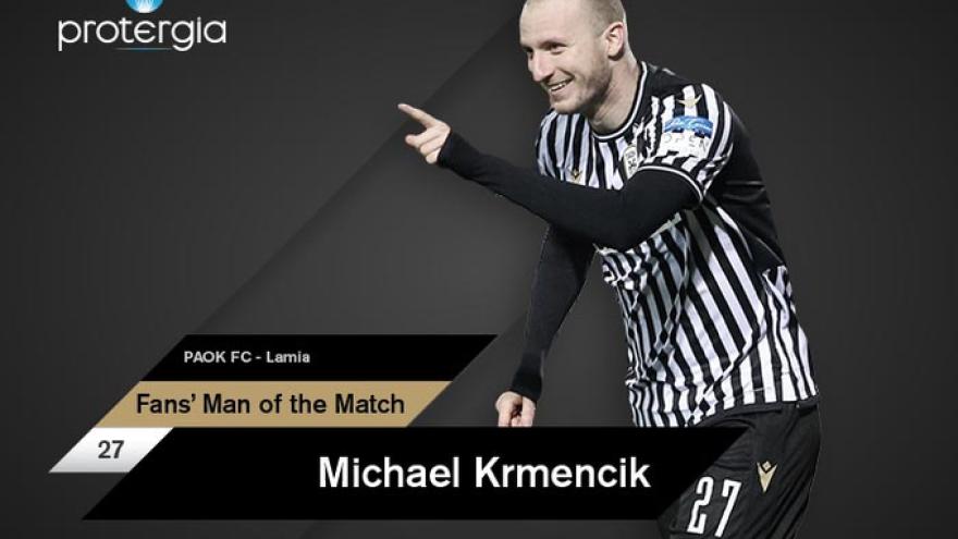 Protergia Fans’ Man of the Match ο Κρμέντσικ