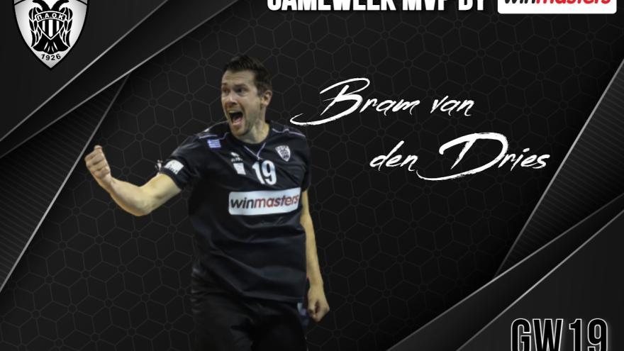 Winmasters MVP ο Bram Van Den Dries!