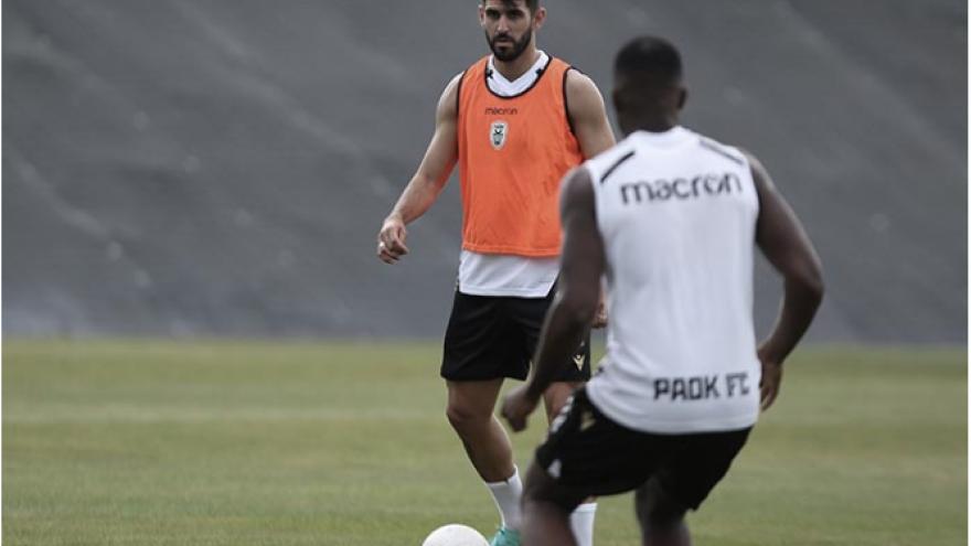 Εικόνες από την προπόνηση