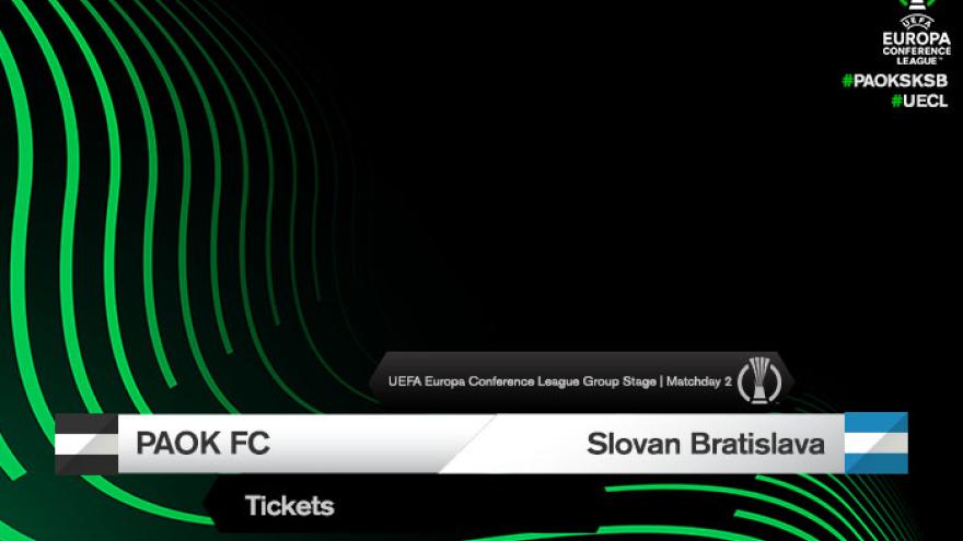 Τα εισιτήρια του ΠΑΟΚ-SK Slovan Bratislava