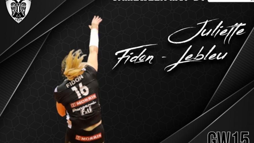 Winmasters MVP η Juliette Fidon-Lebleu!