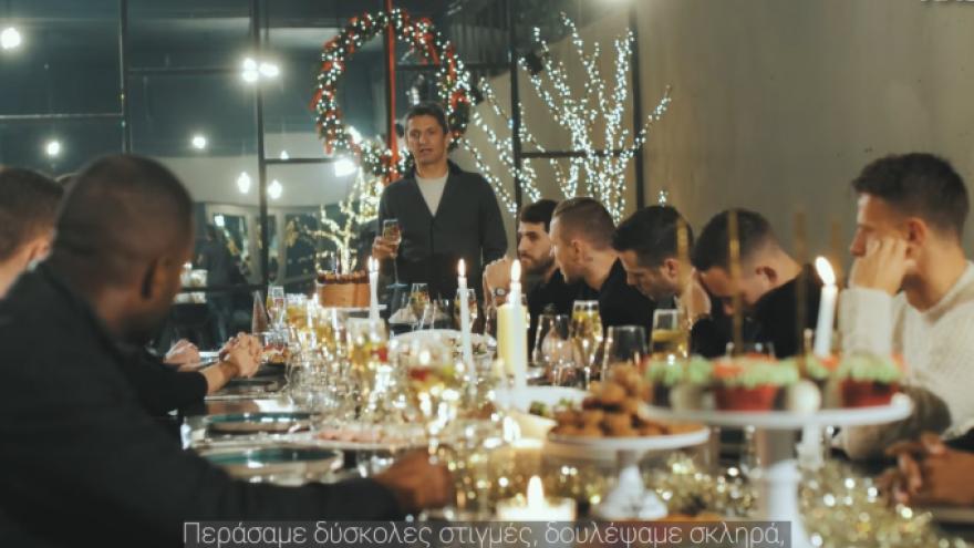 Το τραπέζι του Λουτσέσκου στους παίκτες του ΠΑΟΚ: «Είστε οι άνθρωποί μου» (vid)