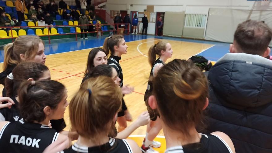 Εύκολο απόγευμα στην Θέρμη για τις κορασίδες μπάσκετ του ΠΑΟΚ