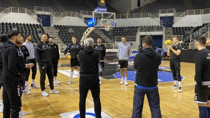 Προετοιμασία ενόψει Παναθηναϊκού...