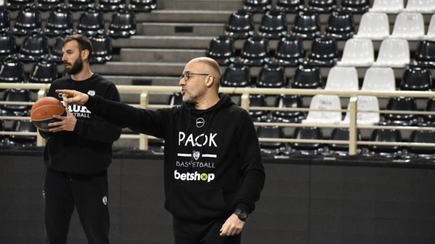 Πρώτη προπόνηση στο PAOK Sports Arena