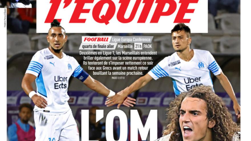 Στο πρωτοσέλιδο της «Equipe» το Μαρσέιγ – ΠΑΟΚ (pic)