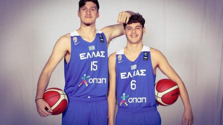 Κωνσταντινίδης και Καλλιοντζής με την Ελλάδα στο Ευρωμπάσκετ εφήβων