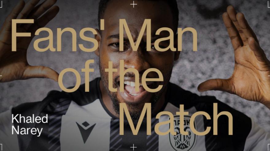 Fans’ Man of the Match o Νάρεϊ