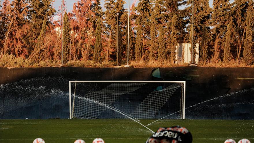 Εικόνες από την προπόνηση