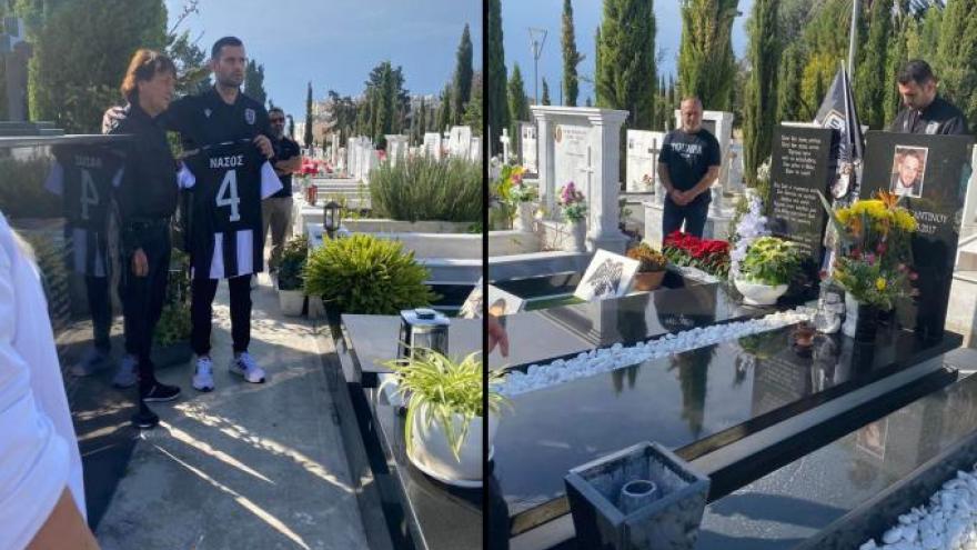 Ο ΠΑΟΚ στο μνήμα του αδικοχαμένου Νάσου: Το συγκλονιστικό μήνυμα της αδερφής του