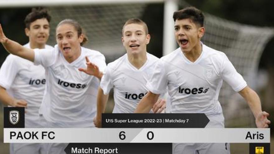 6-0 τον Άρη η Κ15 [εικόνες]