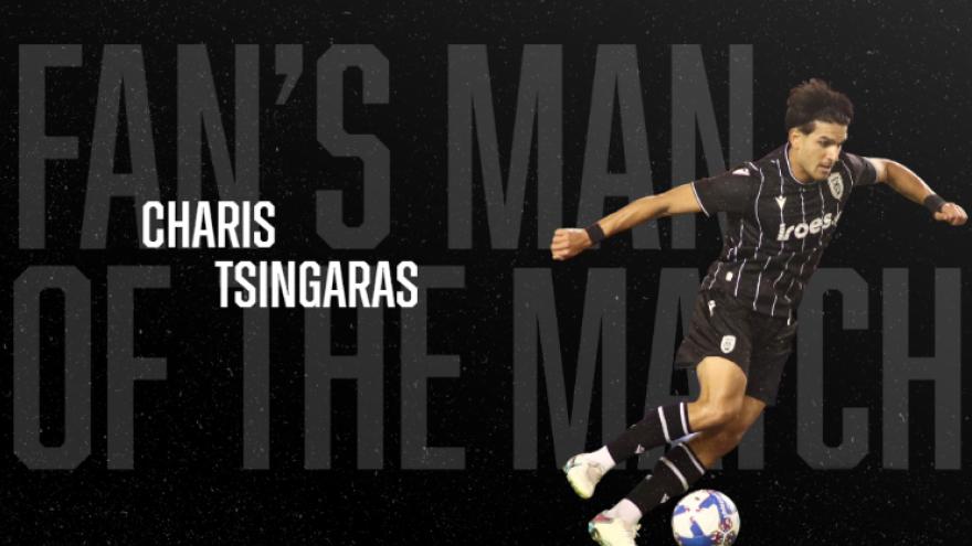 Fans’ Man of the Match ο Τσιγγάρας