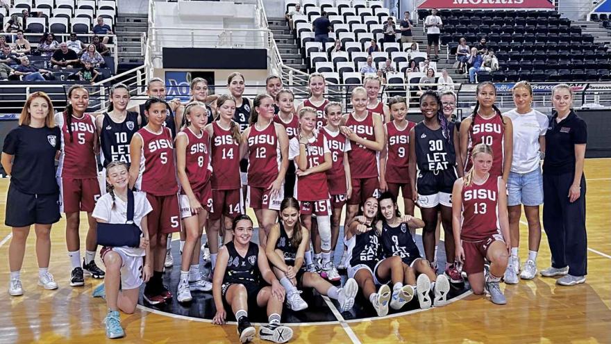 Διεθνές φιλικό με την SISU Basketball για την Ακαδημία Μπάσκετ γυναικών του ΠΑΟΚ! (pics)