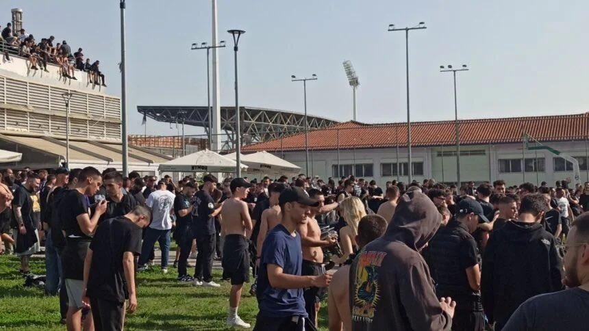 Κόσμος στην Τούμπα πριν το παιχνίδι άρης ΠΑΟΚ