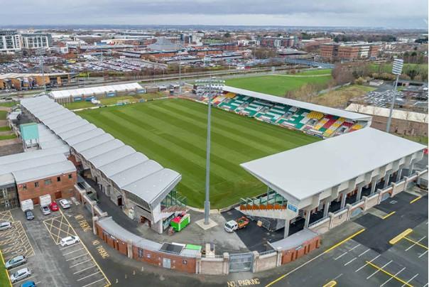 Το Tallaght Stadium, η έδρα της Σάμροκ Ρόβερς