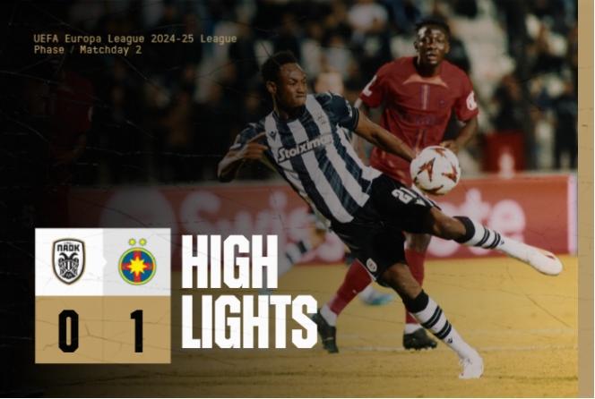 Τα στιγμιότυπα του αγώνα ΠΑΟΚ FCSB