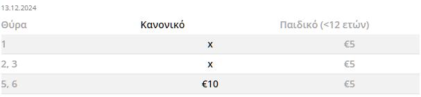 Οι τιμές του πακέτου εισιτηρίων στους εντός έδρας αγώνες με ΑΕΚ και Ατρόμητο