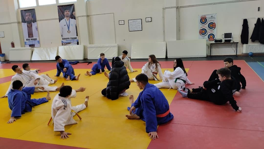 Το τμήμα τζούντο του ΠΑΟΚ στην Κοζάνη για κοινή προπόνηση με το τοπικό τμήμα