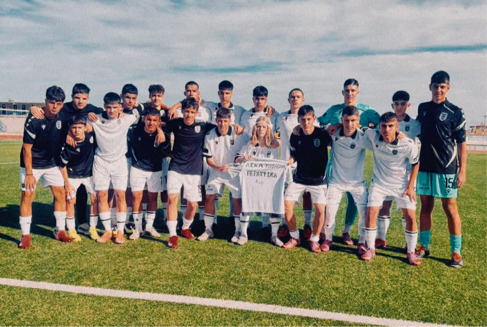 Οι παίκτες της Κ15 εύχονται περαστικά στον συμπαίκτη τους, που θα χειρουργηθεί 